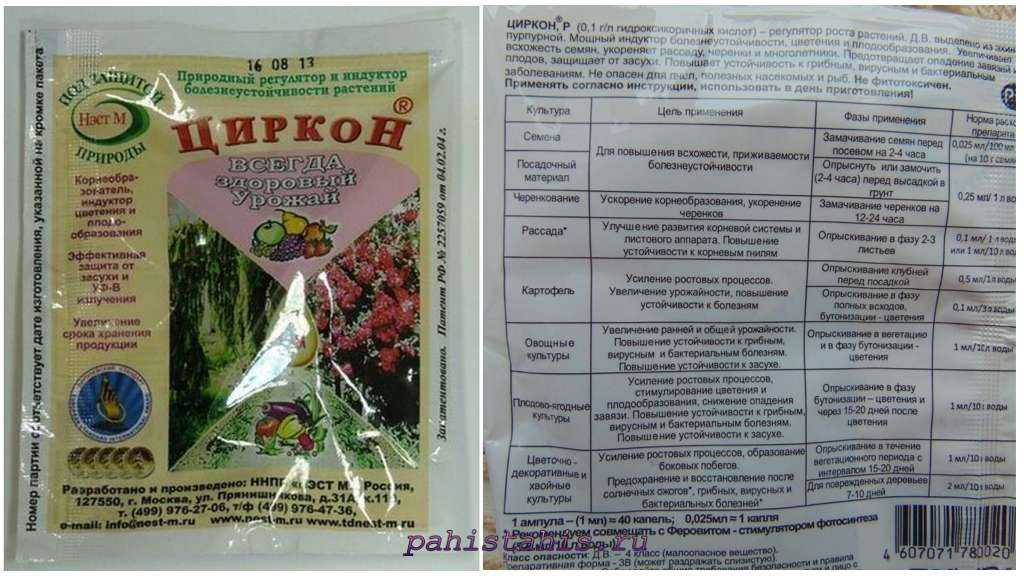 Препарат циркон: применение для растений, отзывы, как развести стимулятор роста,