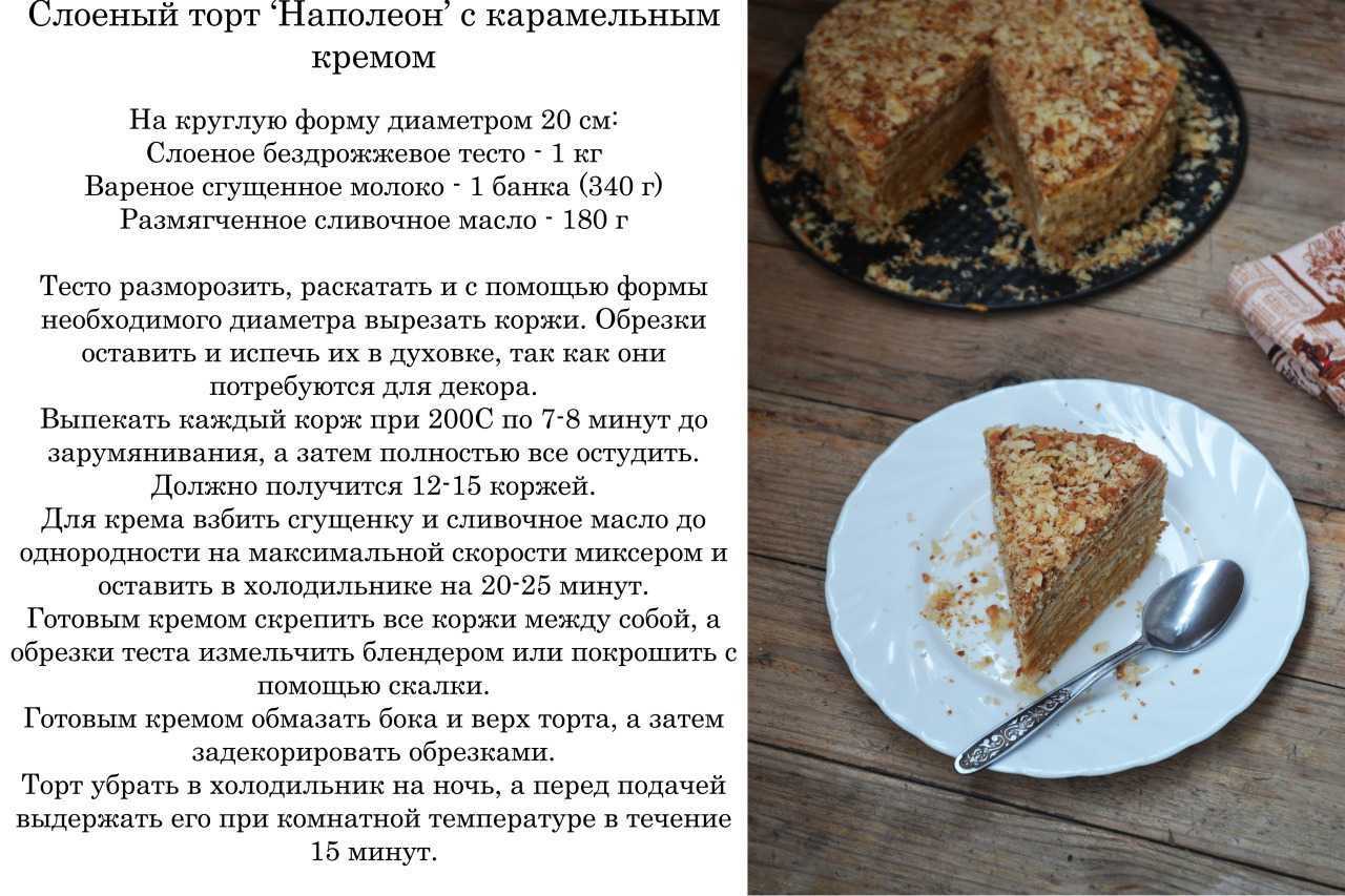 Торт с вареной сгущенкой – 8 вкусных и быстрых рецептов