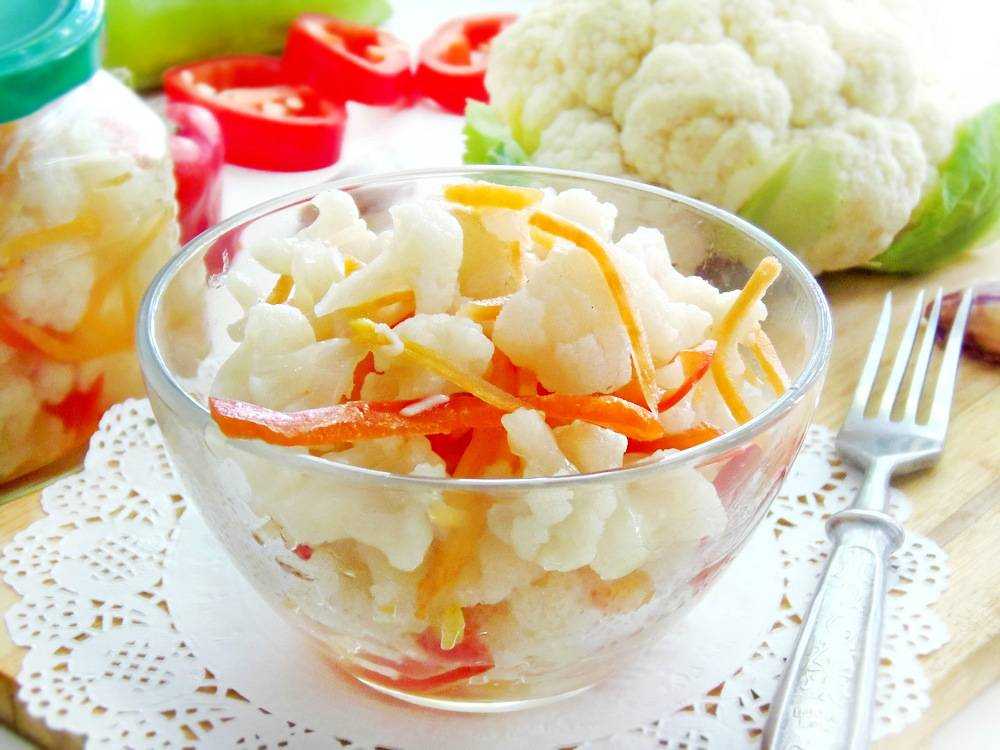 Маринованная цветная капуста: простой рецепт заготовки на зиму