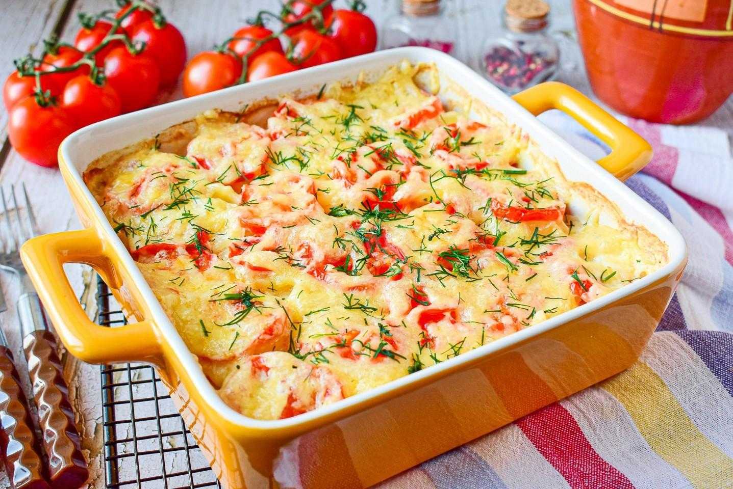 Картофель запеченный с кабачками в соусе. - люблю готовить - страна мам