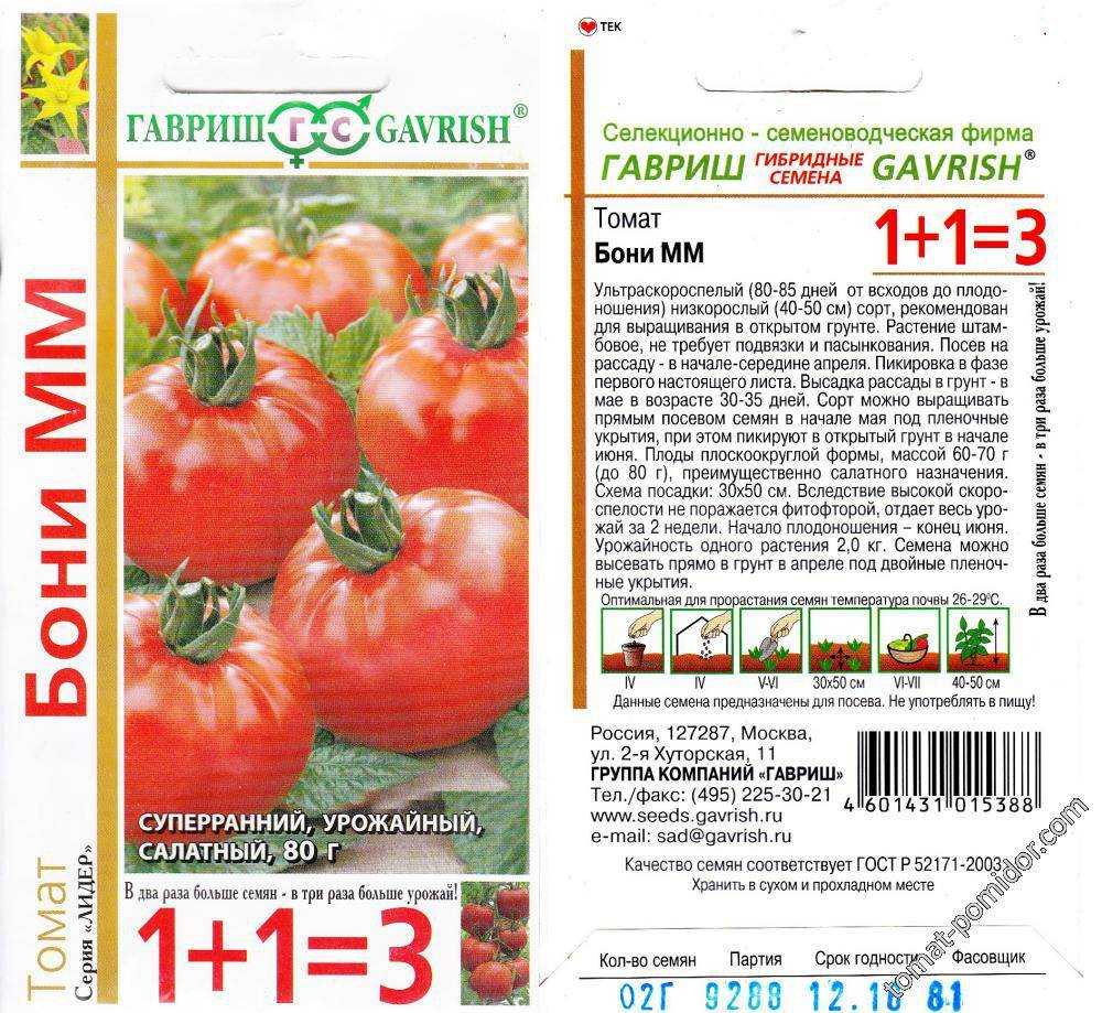 Томат бони мм: характеристика и описание сорта, отзывы, фото, урожайность