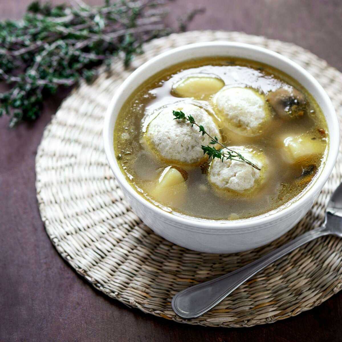 Картофельные клёцки с мясом