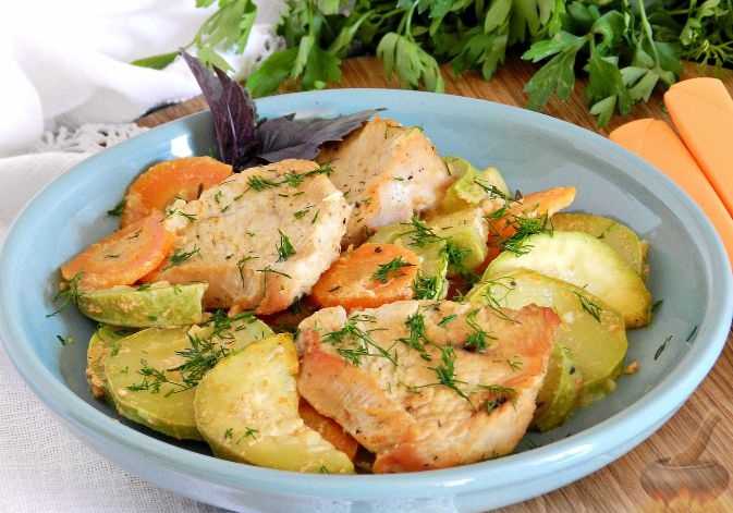 15 рецептов сочной индейки с овощами в духовке