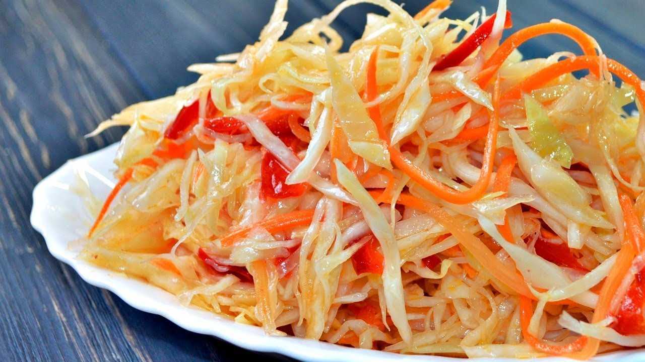 Маринованная капуста быстрого приготовления — быстро и очень вкусно