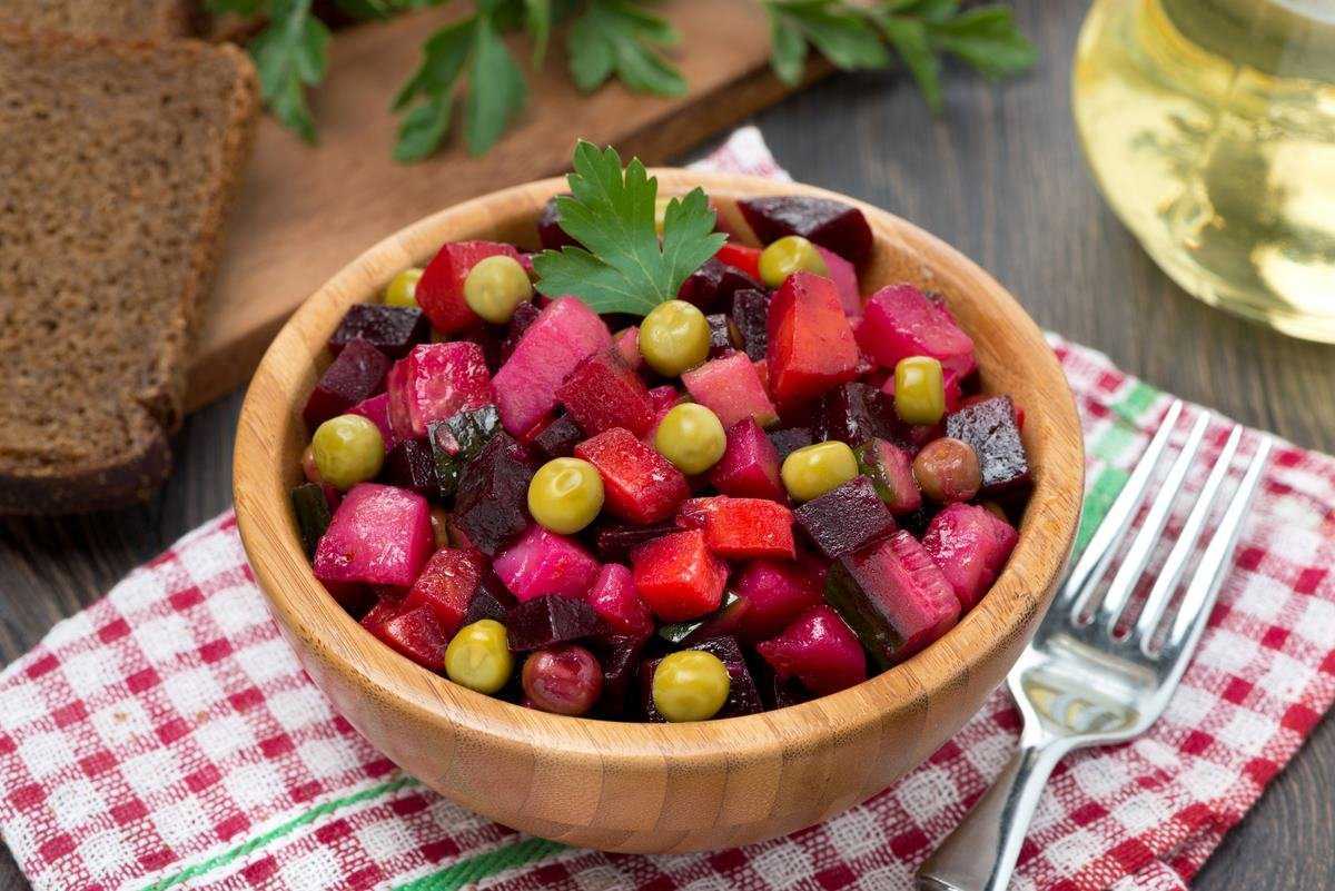 Диетический винегрет для похудения - рецепт с фото