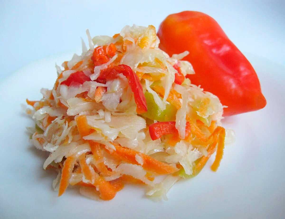 Рецепт салатной капусты