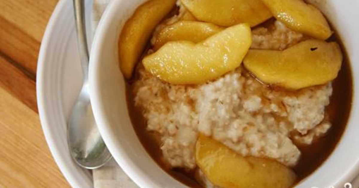 Овсяная каша с яблоками - 8 пошаговых фото в рецепте