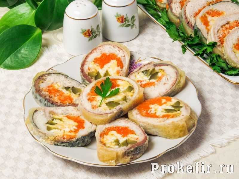 Рулет из скумбрии