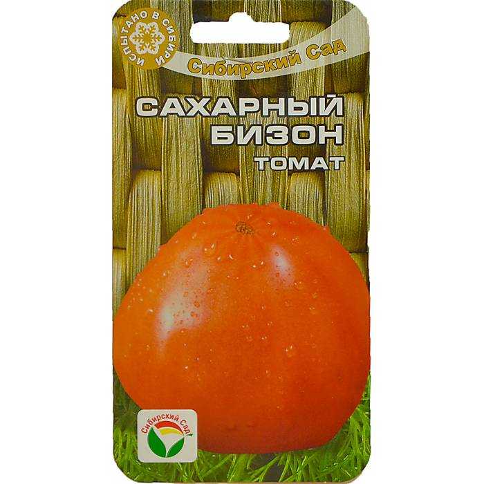 Томат сахарный бизон — описание сорта с фото