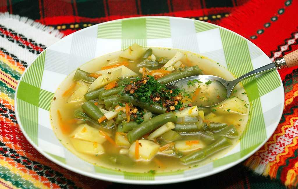 Овощной суп на курином бульоне | диетические рецепты