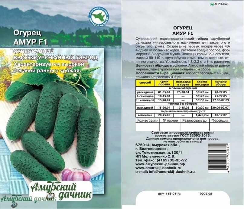 Огурцы амур f1: описание, отзывы, характеристика сорта, фото