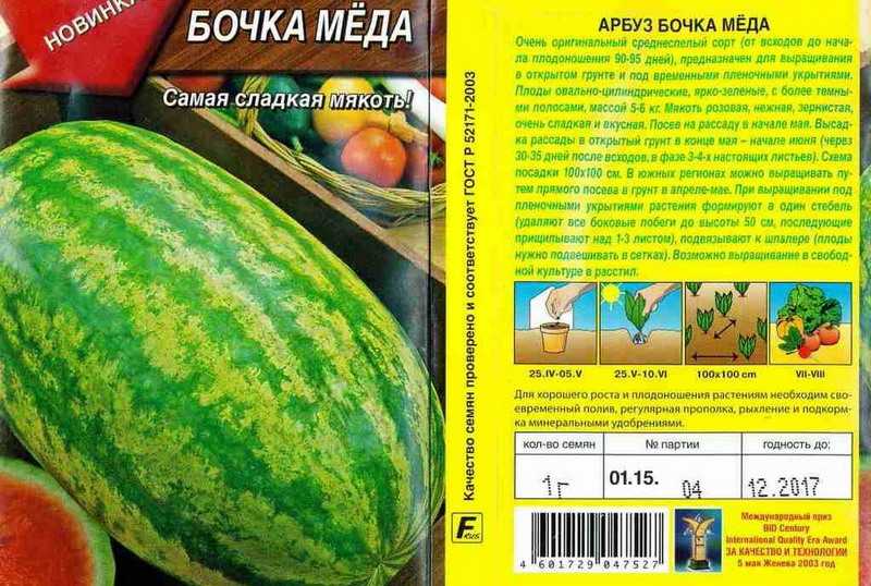 Названия ранних сортов арбузов для открытого грунта и отзывы о них