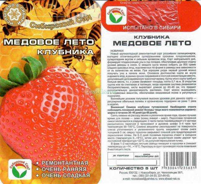 О клубнике Медовое лето описание сорта фото отзывы огородников характеристика урожайность достоинства и недостатки рекомендации по выращиванию и уходу