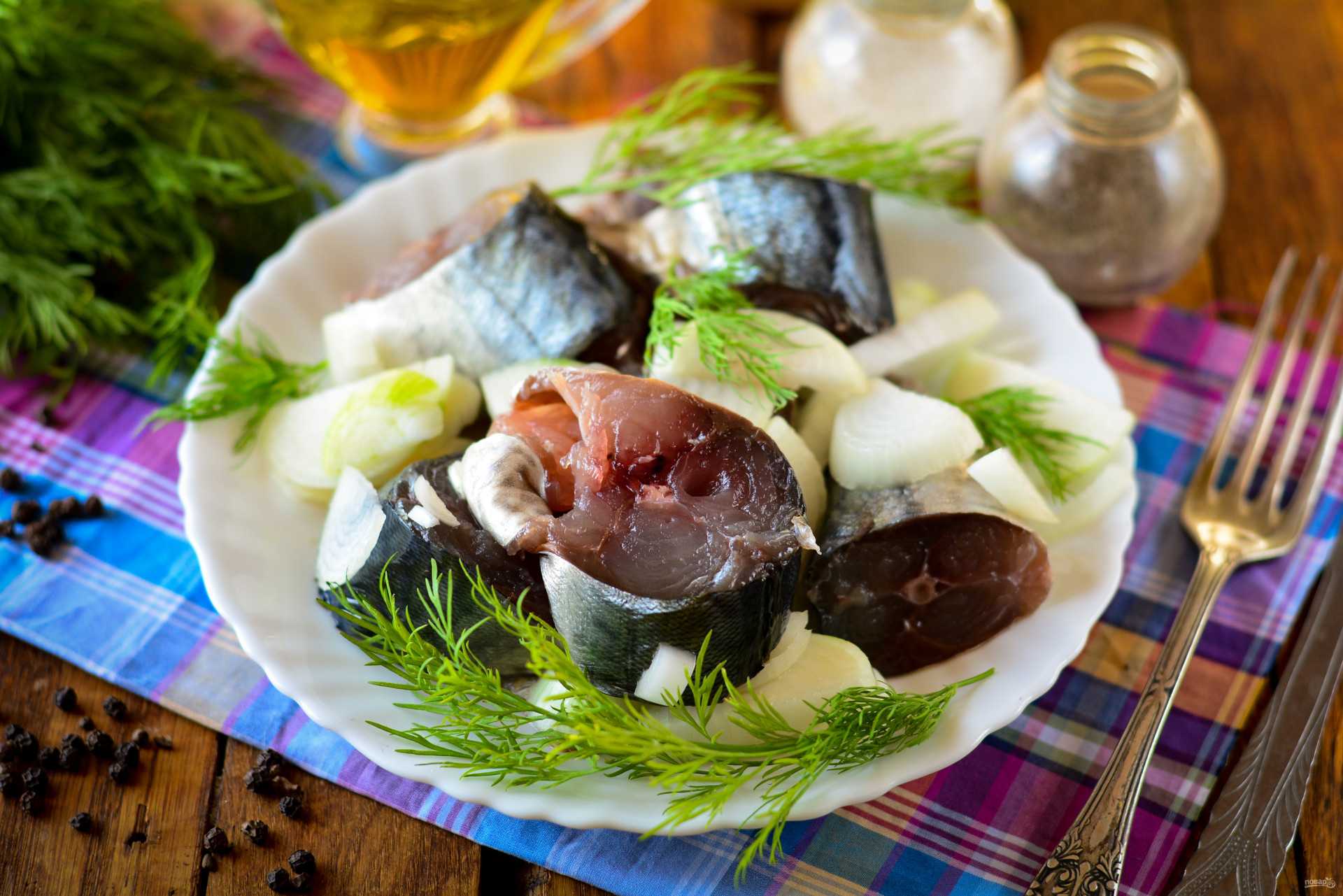 Скумбрия соленая в домашних условиях - очень вкусная