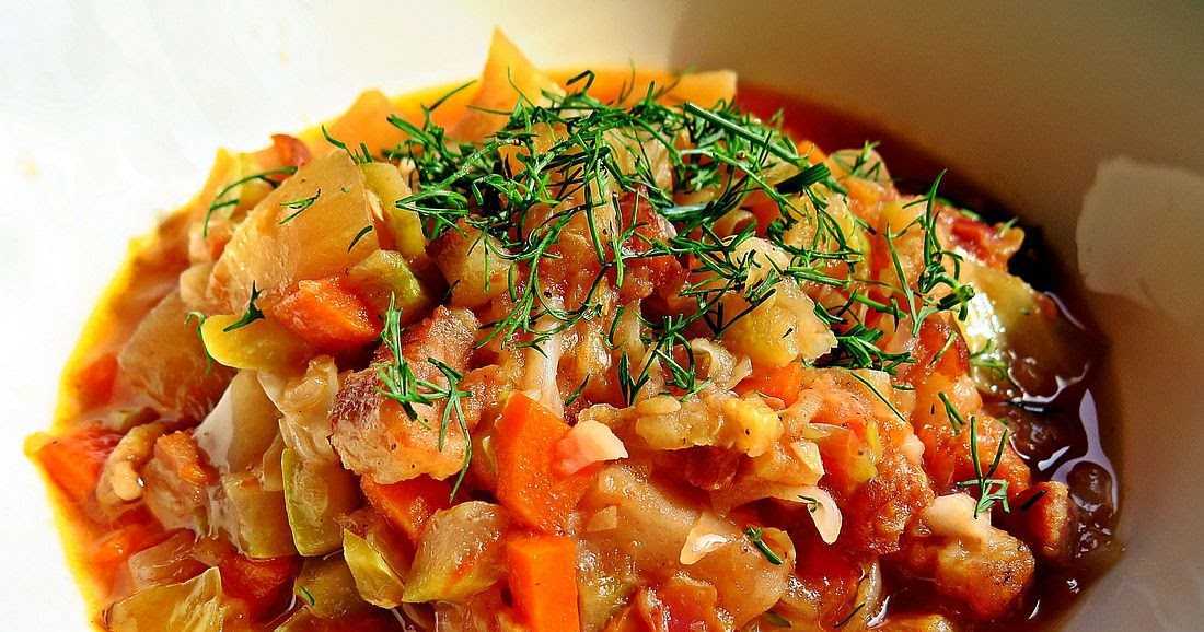 Овощное рагу с курицей — 8 рецептов куриного рагу