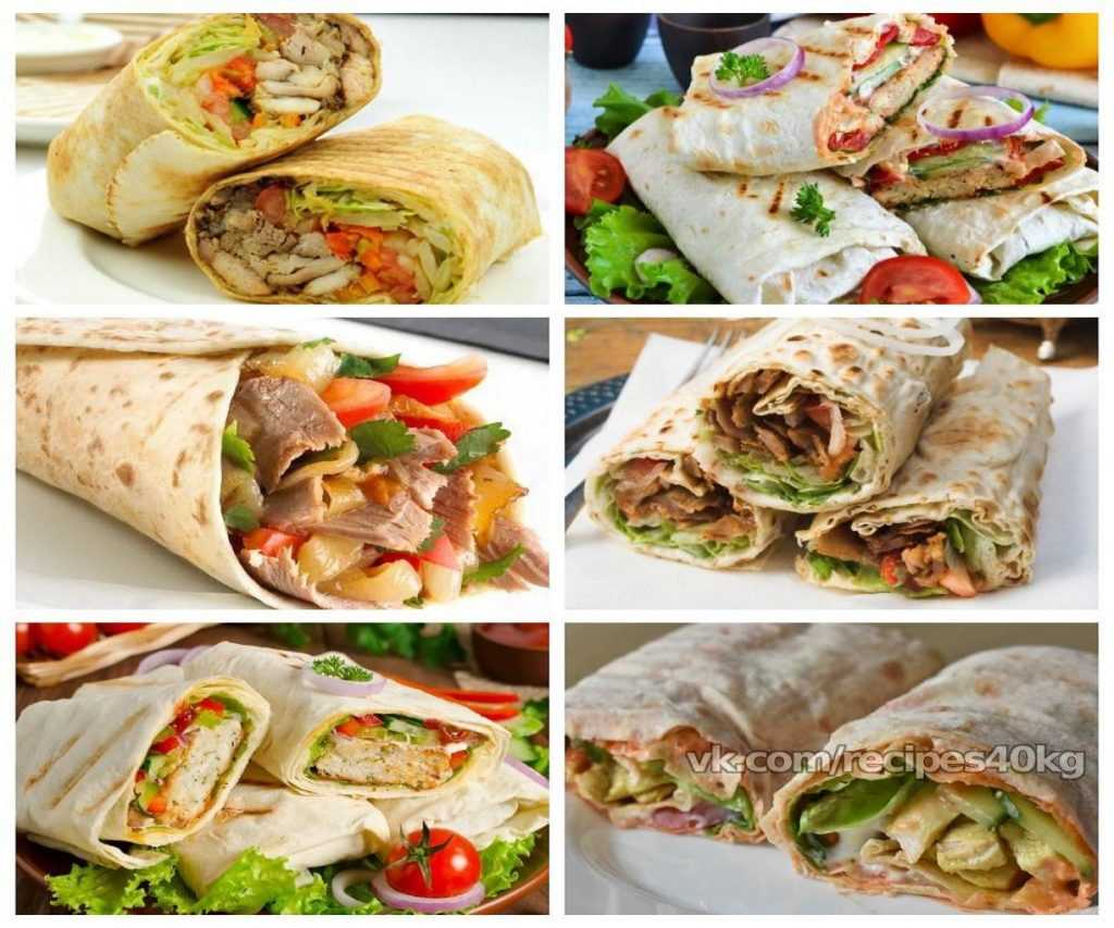 Рулет из лаваша с курицей и сыром (плавленным), жареный