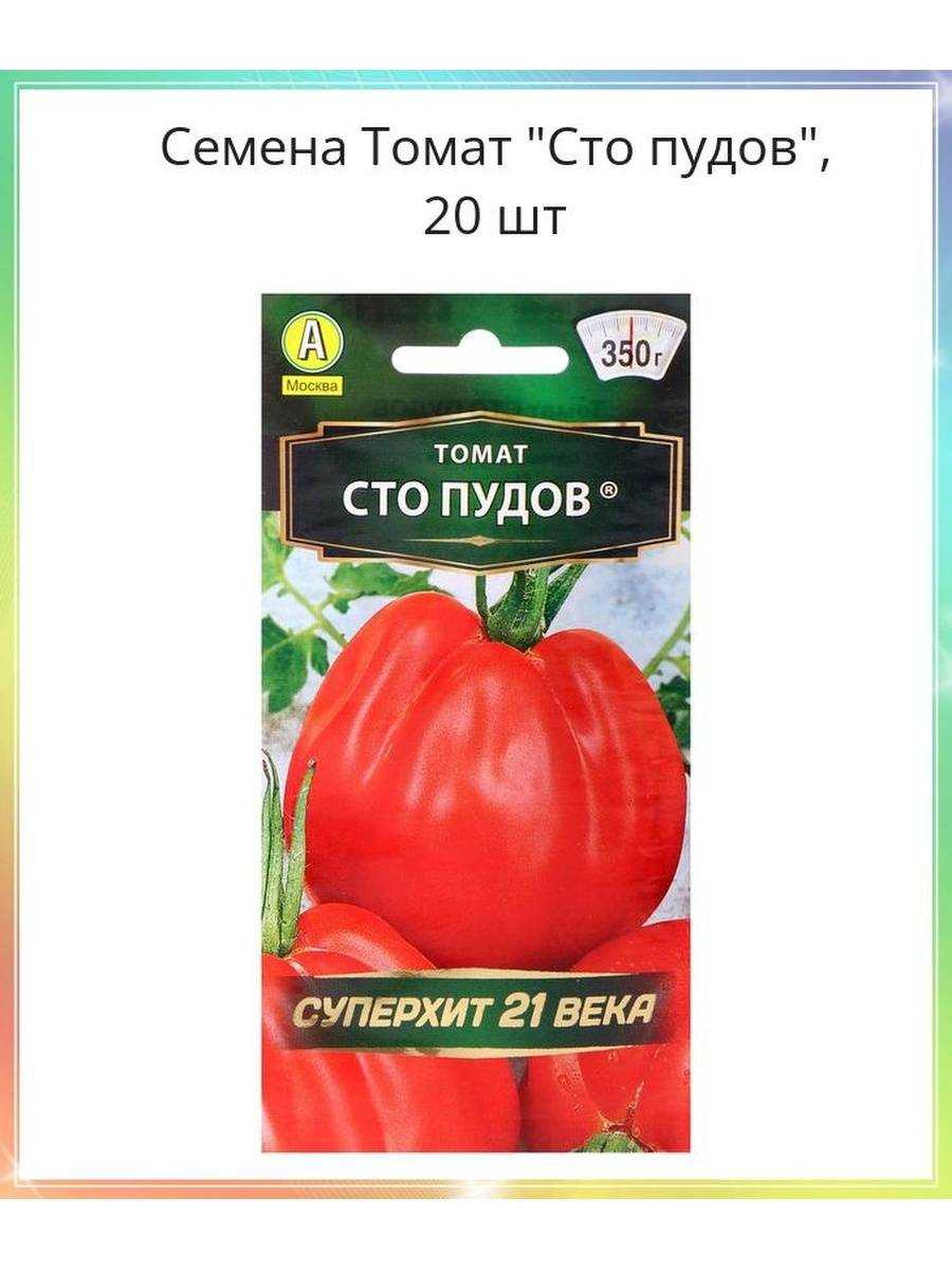 Гигантские помидоры для земледельцев — томат сто пудов: описание сорта и его характеристики