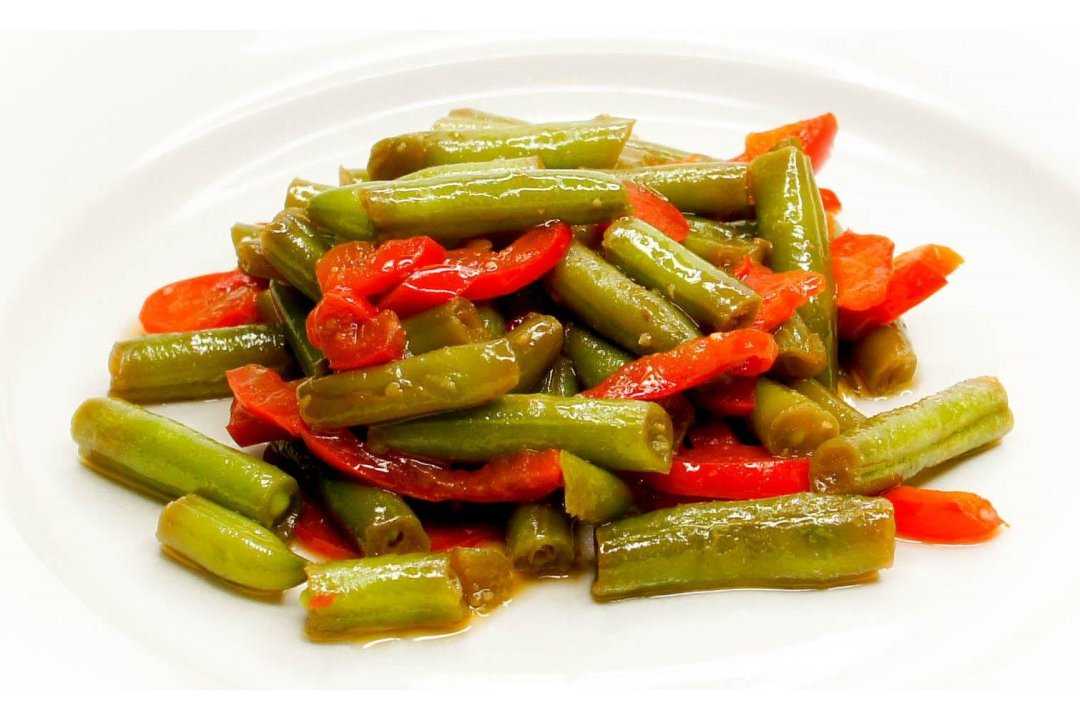 Рецепт тушеной стручковой фасоли с помидорами