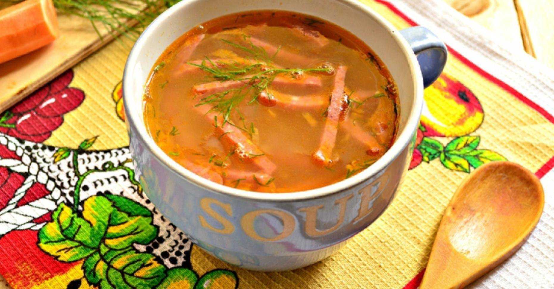 Гороховый суп с копченой колбасой: вкусный и полезный рецепт